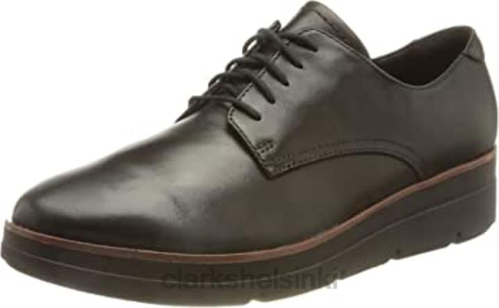 clarks musta nahka naisten shayllace oxford Clarks naiset 2DHN1185 musta nahka