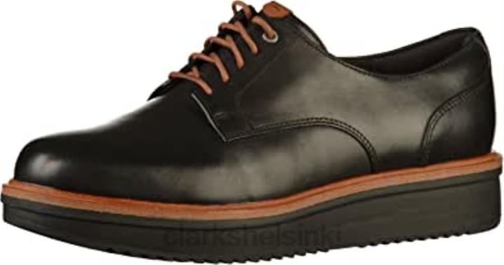 clarks musta naisten tietääle rhea oxford Clarks naiset 2DHN2449 musta nahka