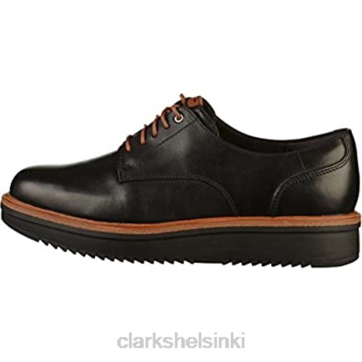 clarks musta naisten tietääle rhea oxford Clarks naiset 2DHN2449 musta nahka