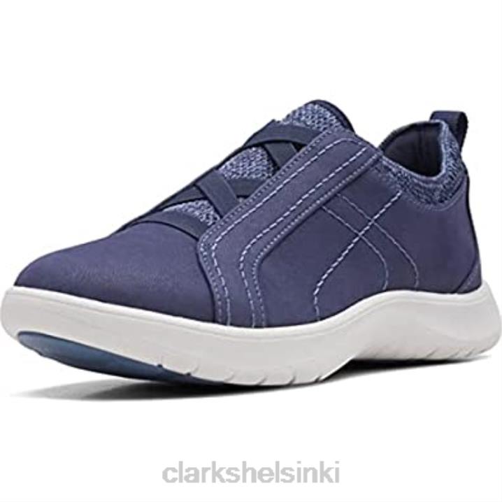 clarks naisten adella trace oxford flat tumma laivastonsininen tekstiili Clarks naiset 2DHN2650 tumma laivastonsininen tekstiili
