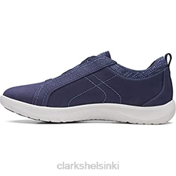 clarks naisten adella trace oxford flat tumma laivastonsininen tekstiili Clarks naiset 2DHN2650 tumma laivastonsininen tekstiili