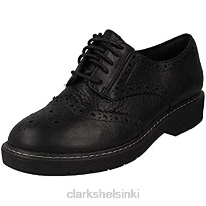 musta clarks naisten witcombe dawn oxfords Clarks naiset 2DHN1384 musta