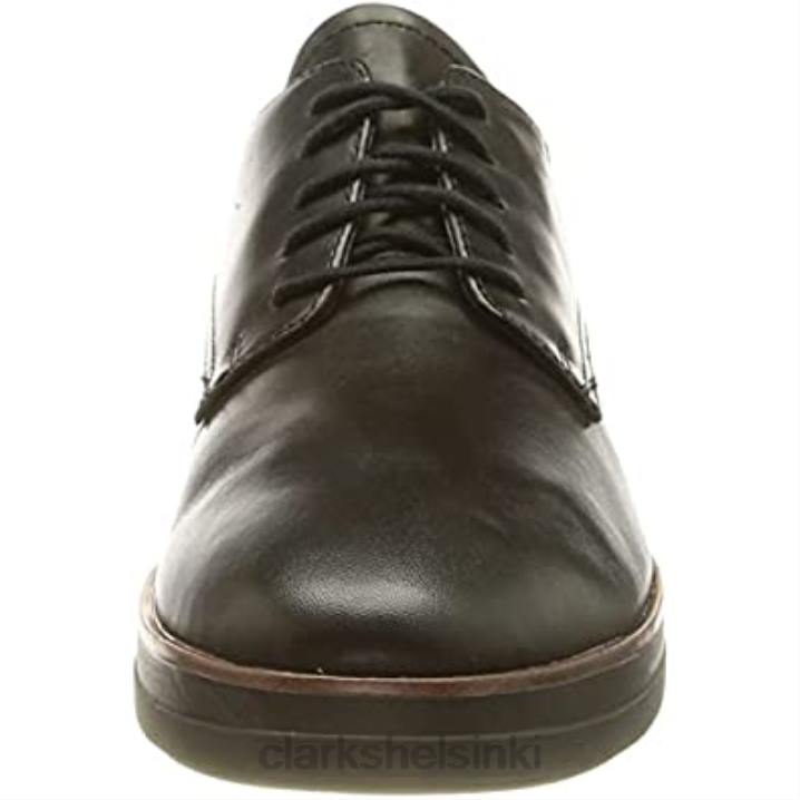 musta nahkainen clarks naisten shayllace oxford Clarks naiset 2DHN1184
