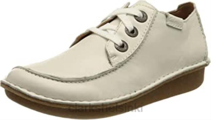naisten hauskoja ny dream oxford valkoisia nahkaisia ​​clarkseja Clarks naiset 2DHN630