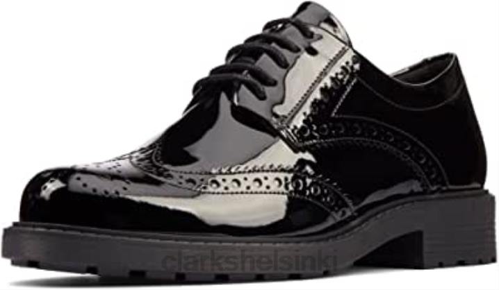 naisten orinoco 2 limit oxford clarks musta pat Clarks naiset 2DHN149