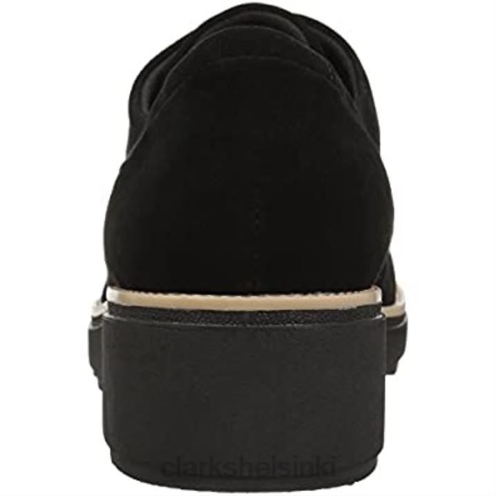 naisten sharon noel oxford musta nubuk clarks Clarks naiset 2DHN1214