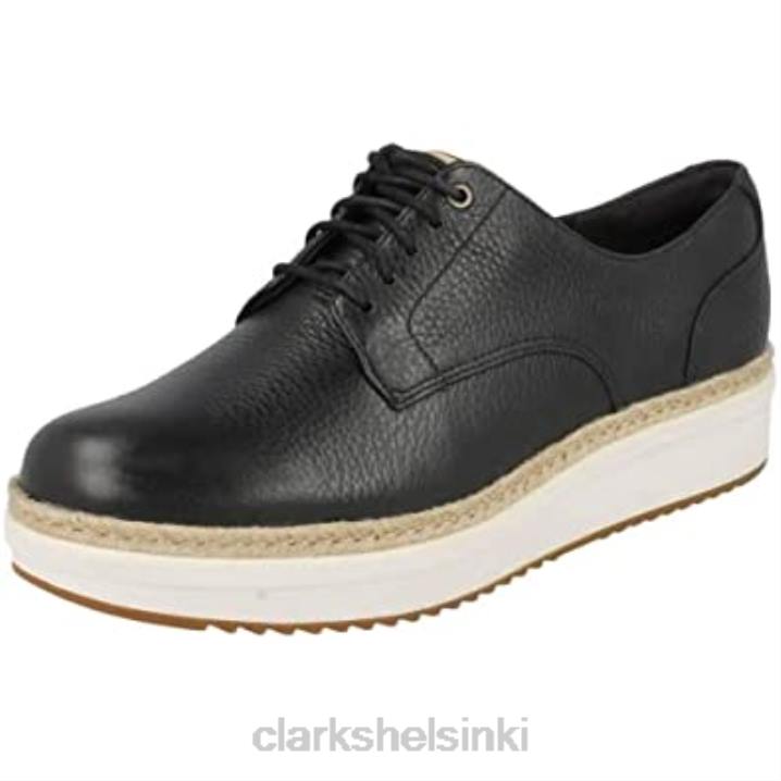 naisten tietääle rhea oxford clarks rhea musta nahka Clarks naiset 2DHN319 rhea musta nahka