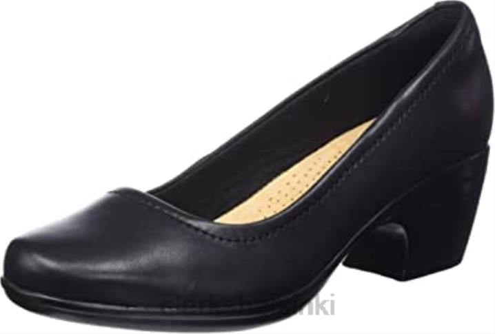 clarks black naisten Emily belle -pumppu Clarks naiset 2DHN1545 musta nahka