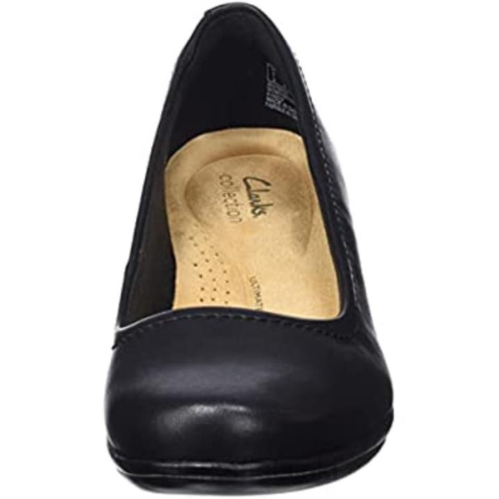 clarks black naisten Emily belle -pumppu Clarks naiset 2DHN1545 musta nahka