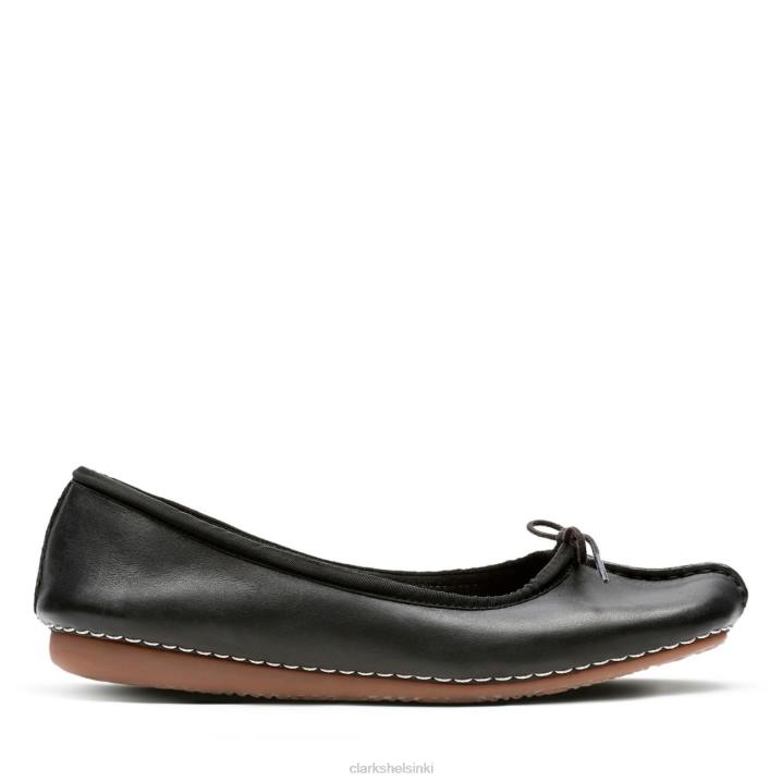 clarks freckle ice black nahka musta nahka Clarks naiset 2DHN5114 musta nahka