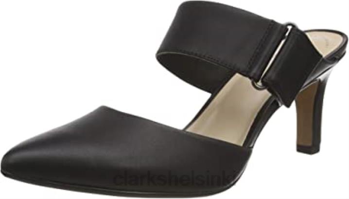 clarks naisten illeana daisy pumppu musta Clarks naiset 2DHN2746 musta nahka