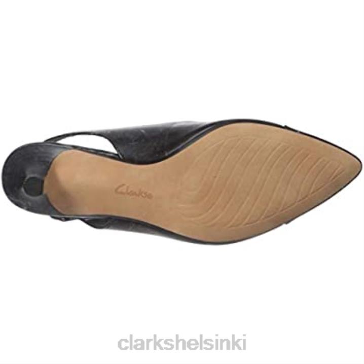 clarks naisten linvale emmy pumppu musta nahka synteettinen Clarks naiset 2DHN266 musta synteettinen nahka