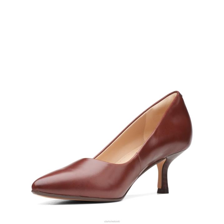 clarks violetti 55 rae british tan lea Clarks naiset 2DHN3090 brittiläinen rusketus lea