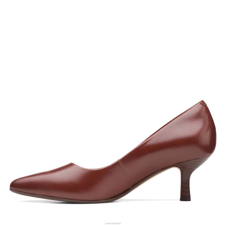 clarks violetti 55 rae british tan lea Clarks naiset 2DHN3090 brittiläinen rusketus lea