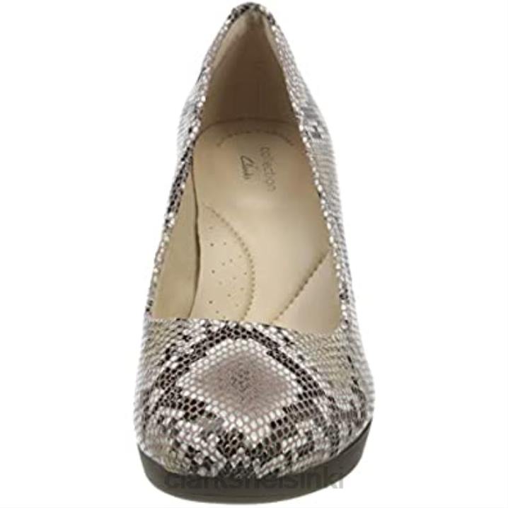 luonnollinen käärme synteettinen clarks naisten ambyr ilopumppu Clarks naiset 2DHN2800 luonnollinen käärme synteettinen