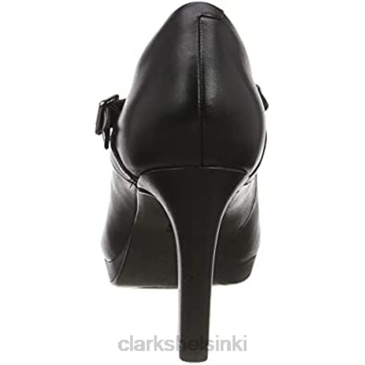 musta clarks naisten ambyr kiiltopumppu Clarks naiset 2DHN824 musta nahka