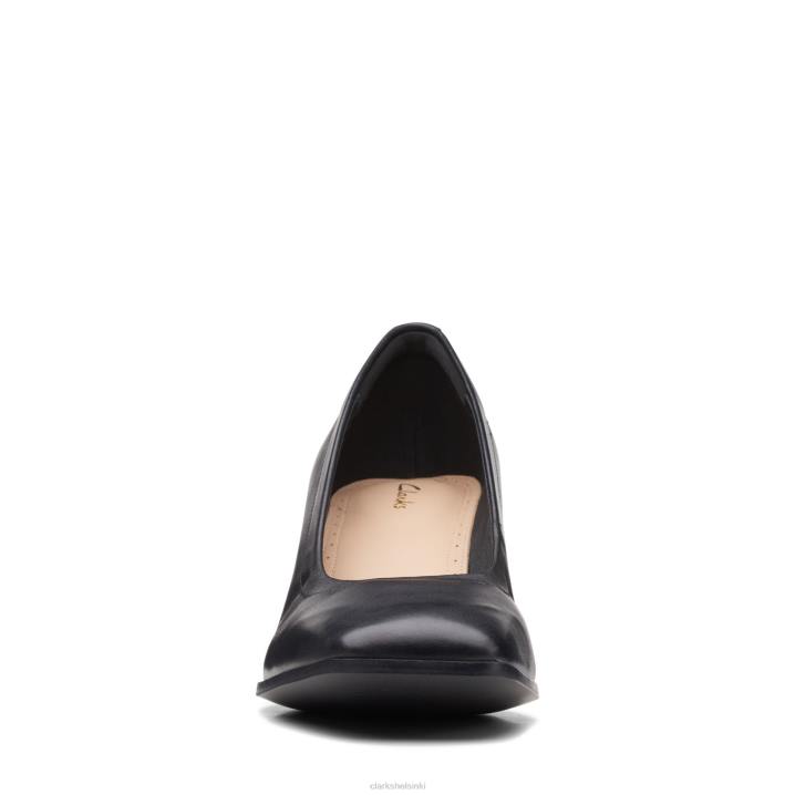 musta nahka seren 55 pehmeää clarks Clarks naiset 2DHN3076 musta nahka