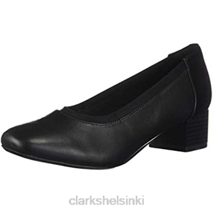 musta nahkainen clarks naisten Charli fame -pumppu Clarks naiset 2DHN2915 musta nahka