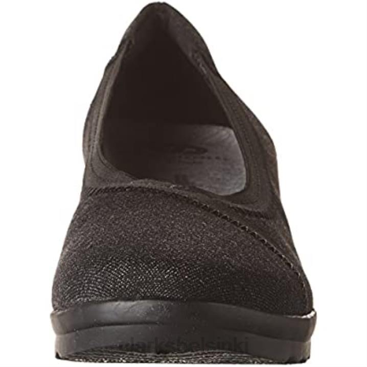 musta tekstiili naisten caddell dash wedge pump clarks Clarks naiset 2DHN2572 musta tekstiili