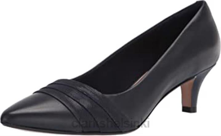 naisten linvale madie pump laivastonsininen nahka clarks Clarks naiset 2DHN1262 laivastonsininen nahka