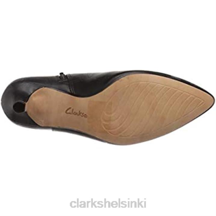 naisten linvale sea slingback pumput clarks musta Clarks naiset 2DHN773 musta nahka