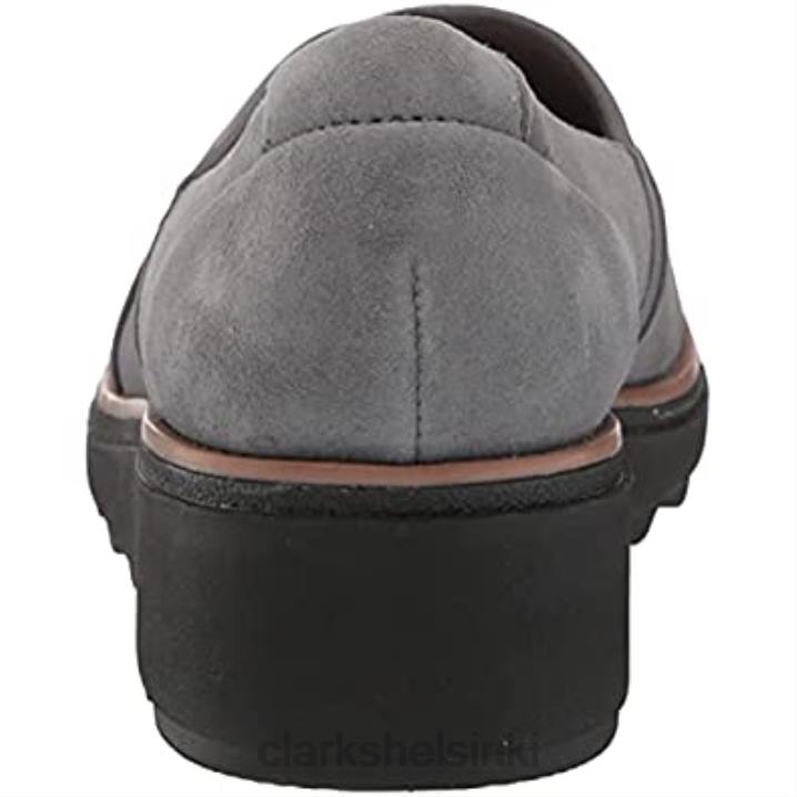 naisten sharon pump loafer clarks tummanharmaa mokka Clarks naiset 2DHN1551 tummanharmaa mokka