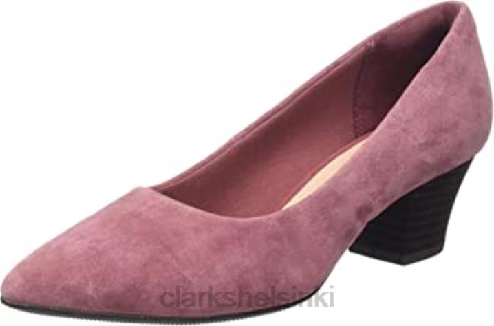 naisten teresa step pump clarks dark rose sde Clarks naiset 2DHN1263