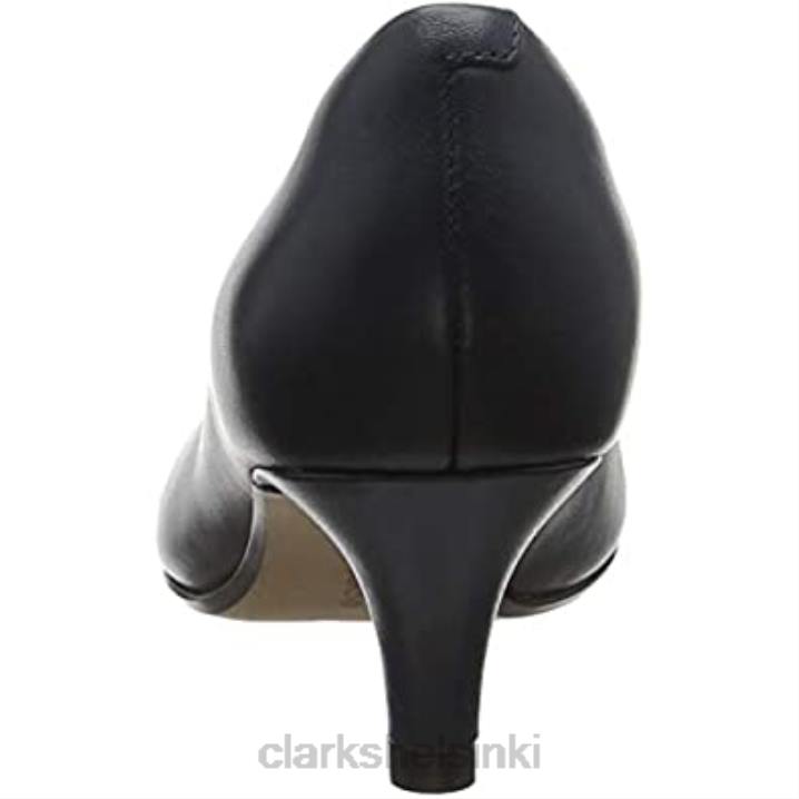 sininen laivastonsininen nahka naisten linvale jerica pumppu clarks Clarks naiset 2DHN388 sininen laivastonsininen nahka