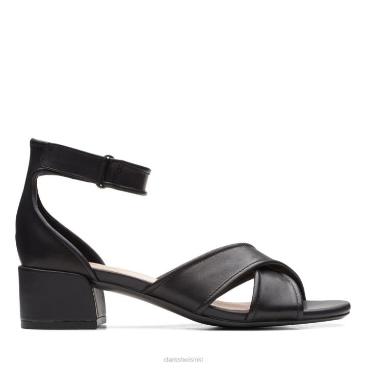 caroleigh rise clarks musta nahka Clarks naiset 2DHN3239 musta nahka