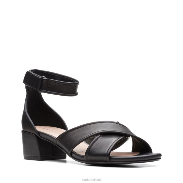 caroleigh rise clarks musta nahka Clarks naiset 2DHN3239 musta nahka