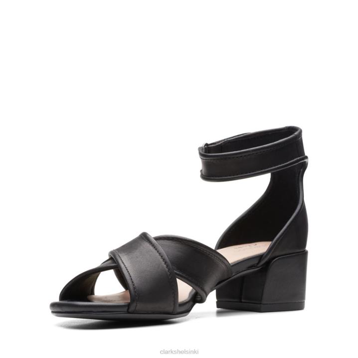 caroleigh rise clarks musta nahka Clarks naiset 2DHN3239 musta nahka