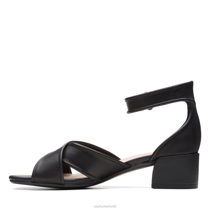 caroleigh rise clarks musta nahka Clarks naiset 2DHN3239 musta nahka