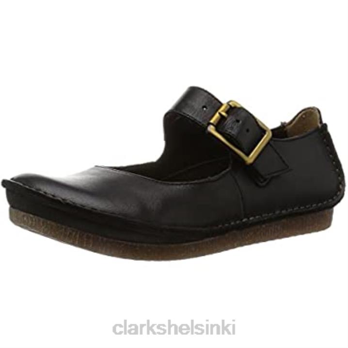 clarks janey june naisten nilkkahihna sandaalit mustat Clarks naiset 2DHN650 musta nahka