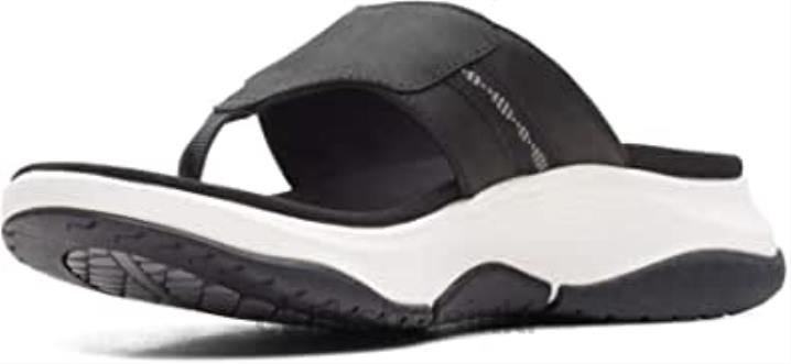 clarks musta kampa wave meri naisten sandaalit Clarks naiset 2DHN241 musta kampa