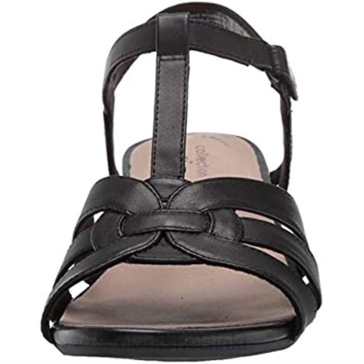 clarks naisten abigail päivänkakkara sandaali musta nahka Clarks naiset 2DHN1738 musta nahka
