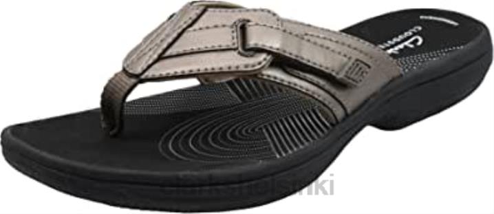 clarks naisten brinkley jazz flip-flop tinamustalla Clarks naiset 2DHN1562 tina musta