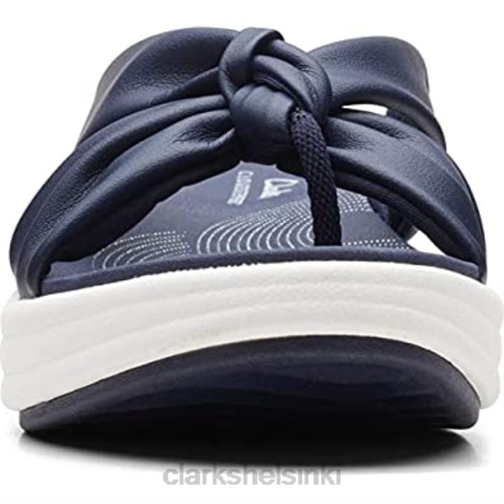 clarks naisten drift ave wedge sandaali tumma laivastonsininen synteettinen Clarks naiset 2DHN626 tumma laivastonsininen synteettinen materiaali