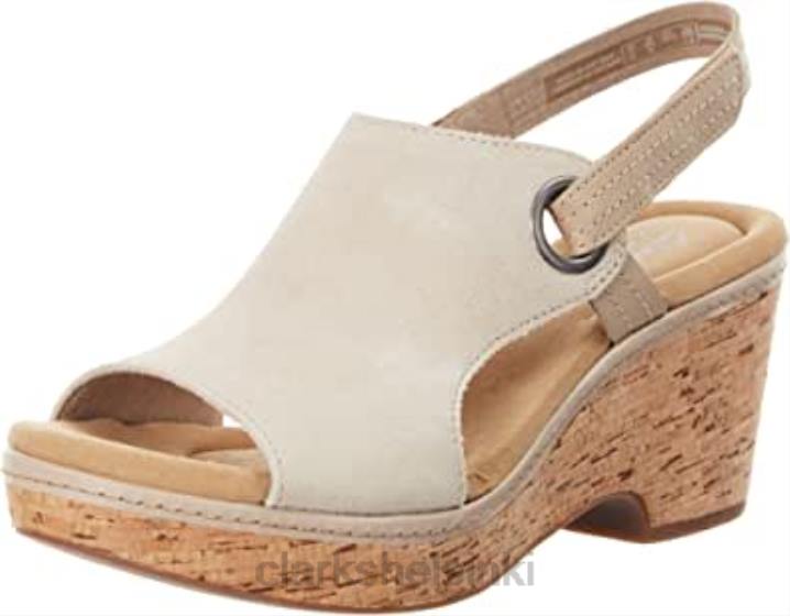 clarks naisten giselle merisandaalihiekkanahkaa Clarks naiset 2DHN2554 hiekka mokka