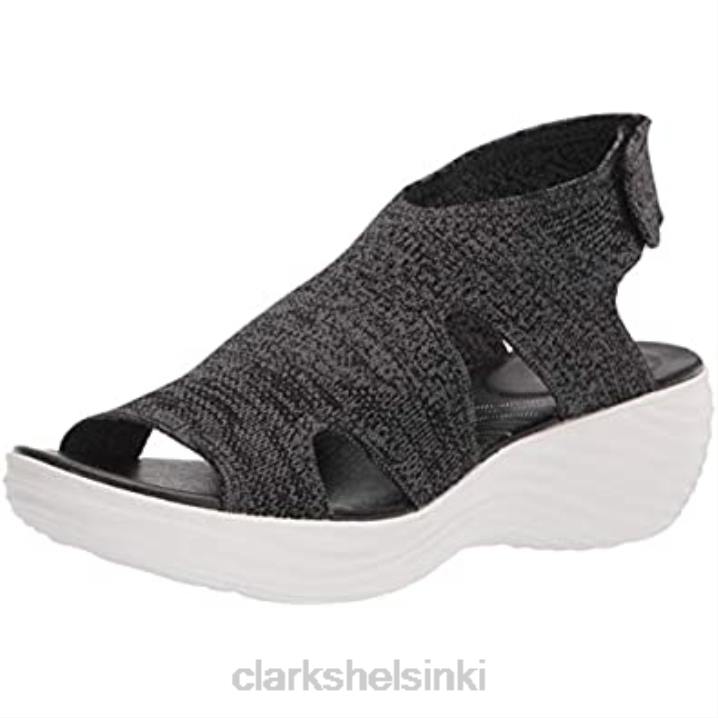 clarks naisten marsail sandaali musta neule Clarks naiset 2DHN2450 musta neule