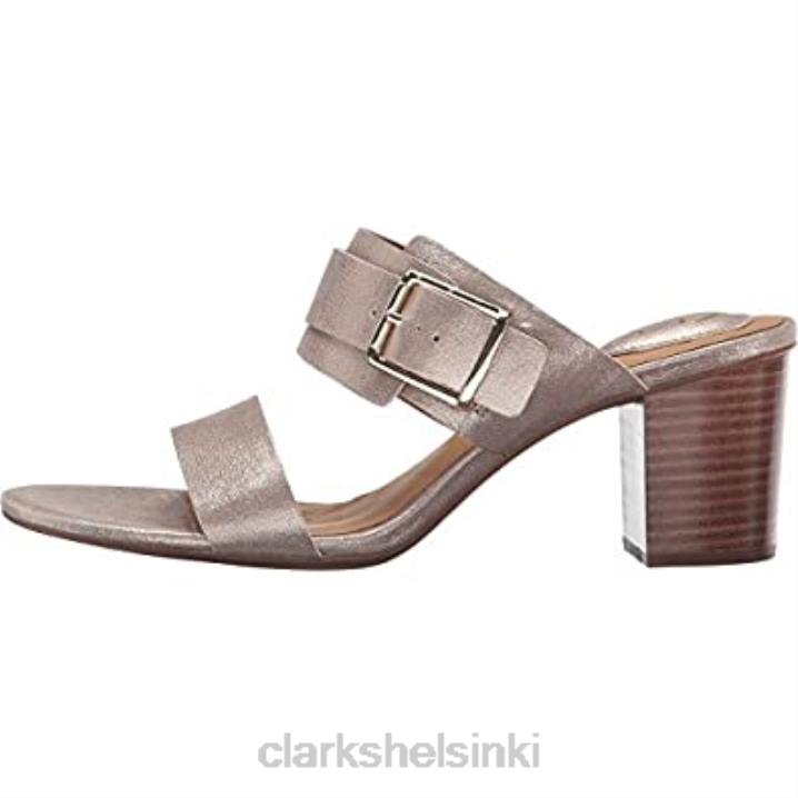 clarks naisten ralene rose champagne metallinen nahka sandaali Clarks naiset 2DHN2344