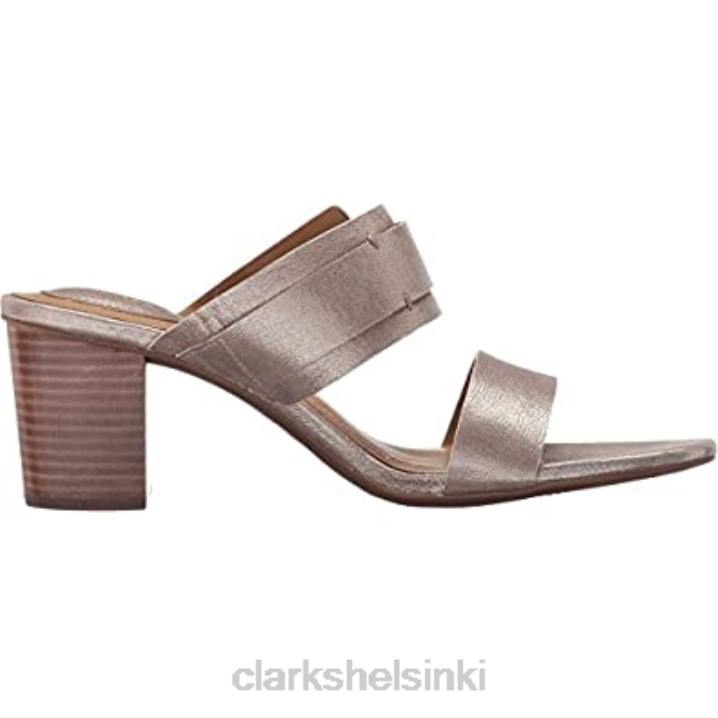 clarks naisten ralene rose champagne metallinen nahka sandaali Clarks naiset 2DHN2344