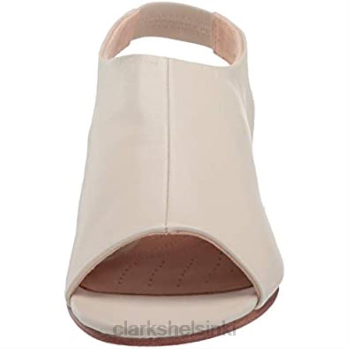 clarks naisten sense silkkikiila sandaali valkoinen nahka Clarks naiset 2DHN1034 valkoista nahkaa