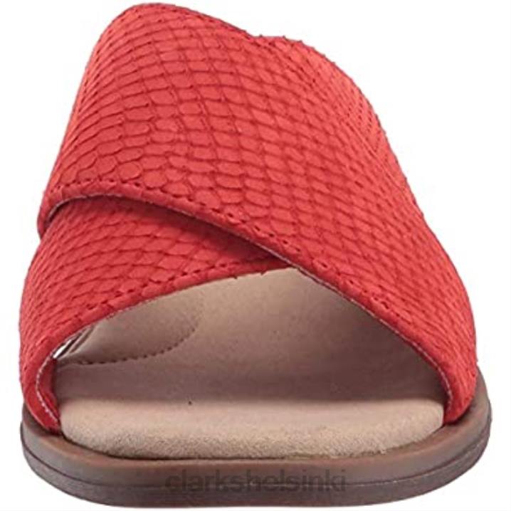 clarks red interest mokkanahka naisten declan muratti sandaali Clarks naiset 2DHN745 punainen korko mokka
