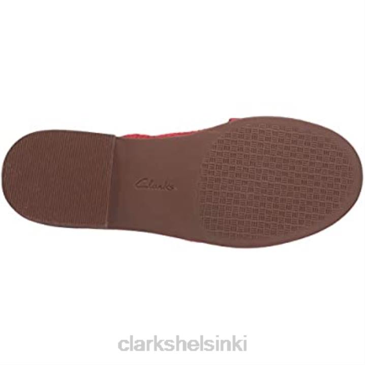clarks red interest mokkanahka naisten declan muratti sandaali Clarks naiset 2DHN745 punainen korko mokka