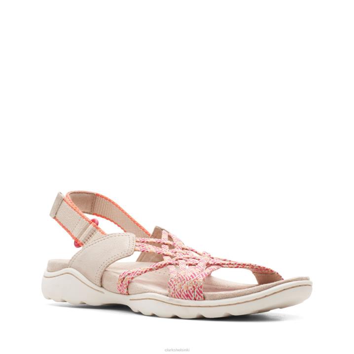 clarks sand combi amanda helppous Clarks naiset 2DHN3265 hiekka yhdistelmä