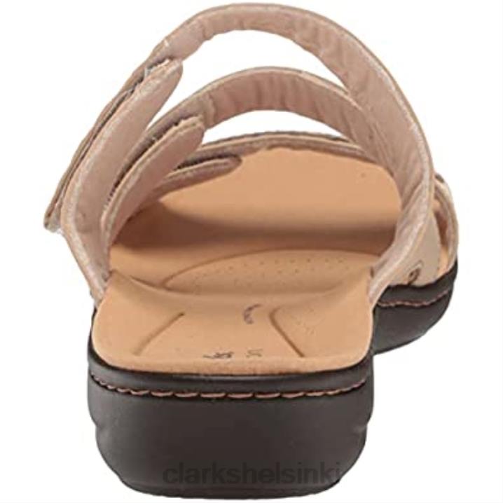 clarks sand nahka naisten laurieann cove litteät sandaalit Clarks naiset 2DHN1057 hiekka nahkaa