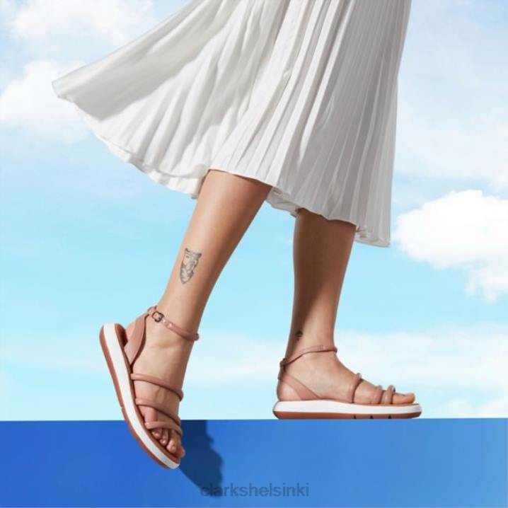 jemsa-tyylinen ruusunahkainen ruusunahkainen clarks Clarks naiset 2DHN5238 ruusun nahkaa