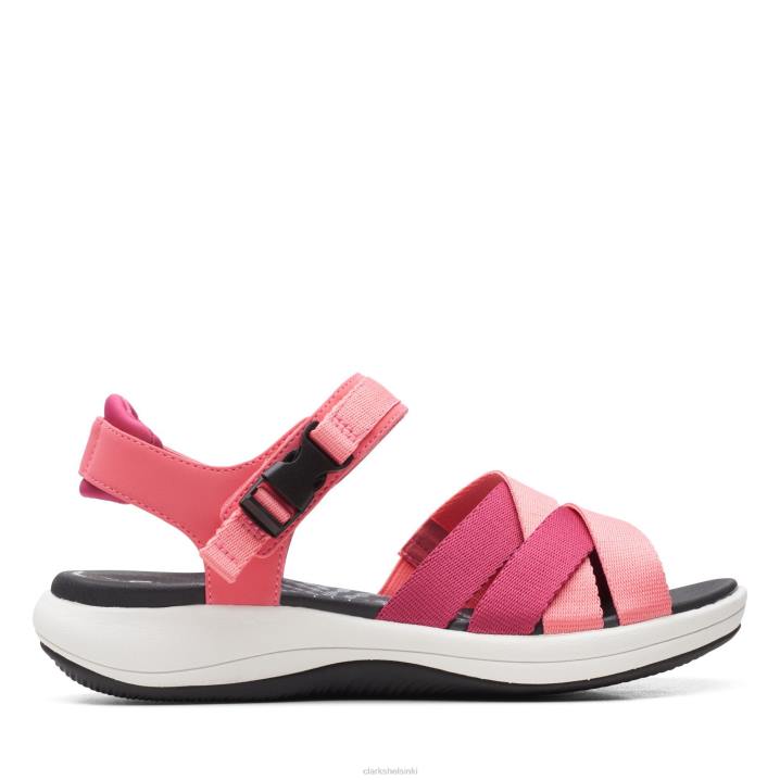 kirkkaat koralli mira tide clarks Clarks naiset 2DHN3196 kirkas koralli