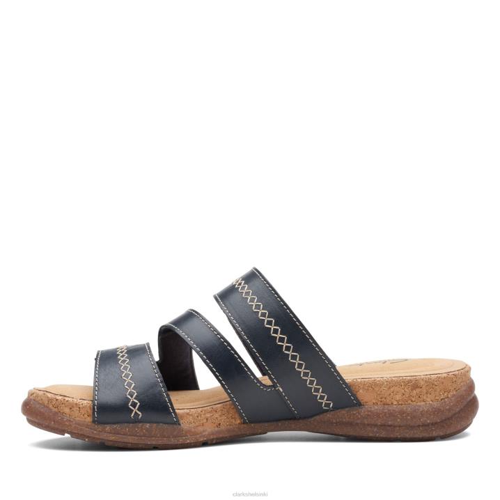 laivastonsininen nahka clarks roseville bay Clarks naiset 2DHN3328 laivastonsininen nahka