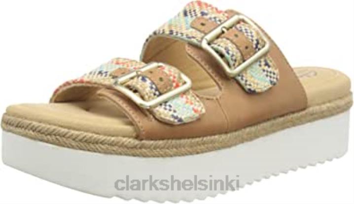 luonnollinen rusketus clarks naisten lana-rantasandaali Clarks naiset 2DHN435 luonnollinen rusketus